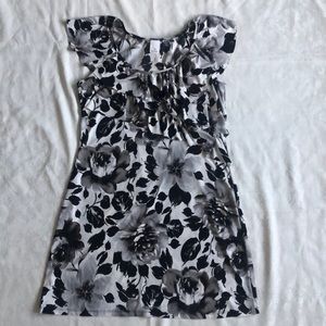 Newport Black and white floral dress size M